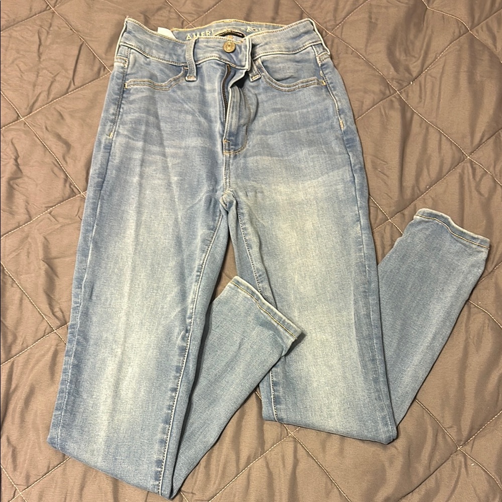 American Eagle Outfitters Blue Skinny Jeans